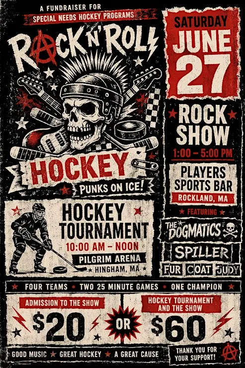 june27hockeyfundrasier2026 Rock n' Roll Hockey Fundraiser