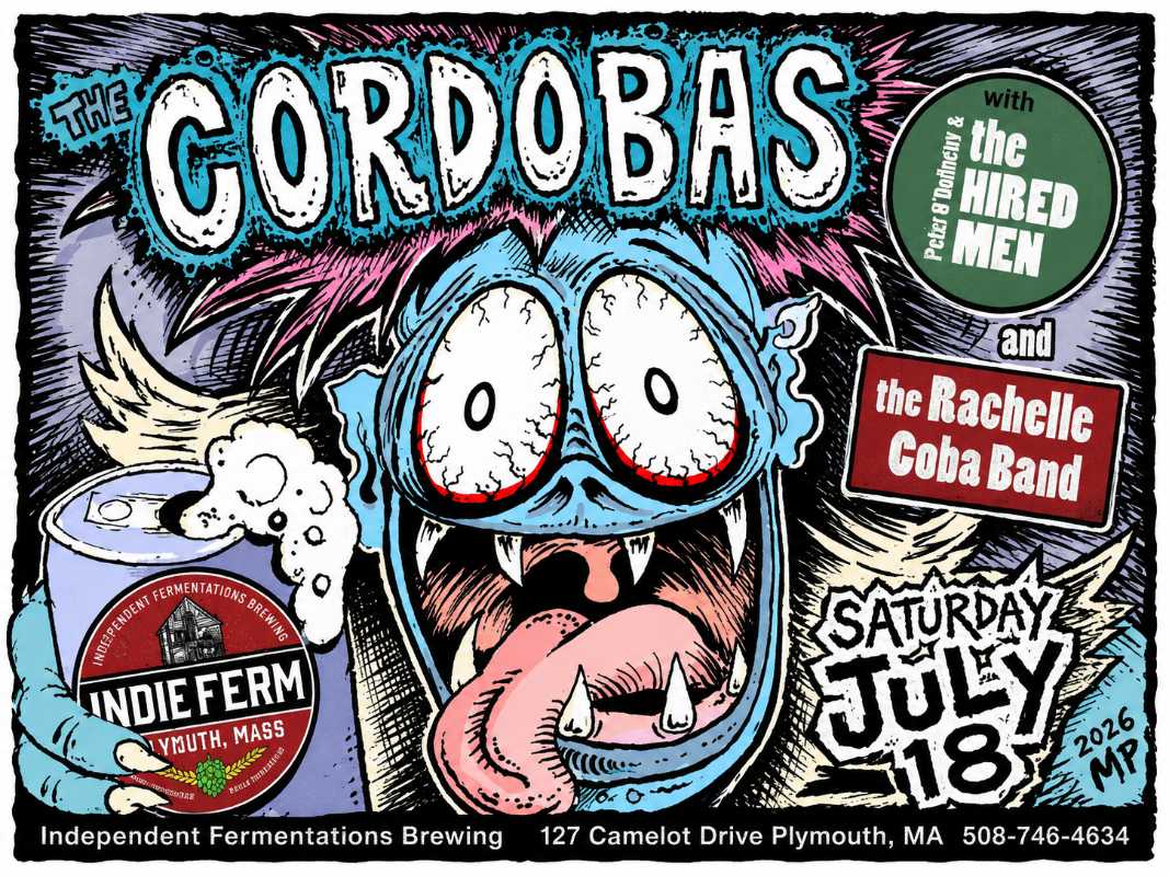 indieferm hired men cordobas rochelle coba indoor change horiz web Independent Fermentations Brewing Show 7/18